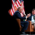 Former President Donald Trump sits down for a conversation with Tucker Carlson.