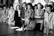 President Jimmy Carter signs an extension which extended the deadline for the Equal Rights Amendment ratification.