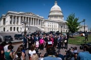 Rep. Steve Scalise speaks about 'The Protection of Women and Girls in Sports Act' at a press conference on Capitol Hill.