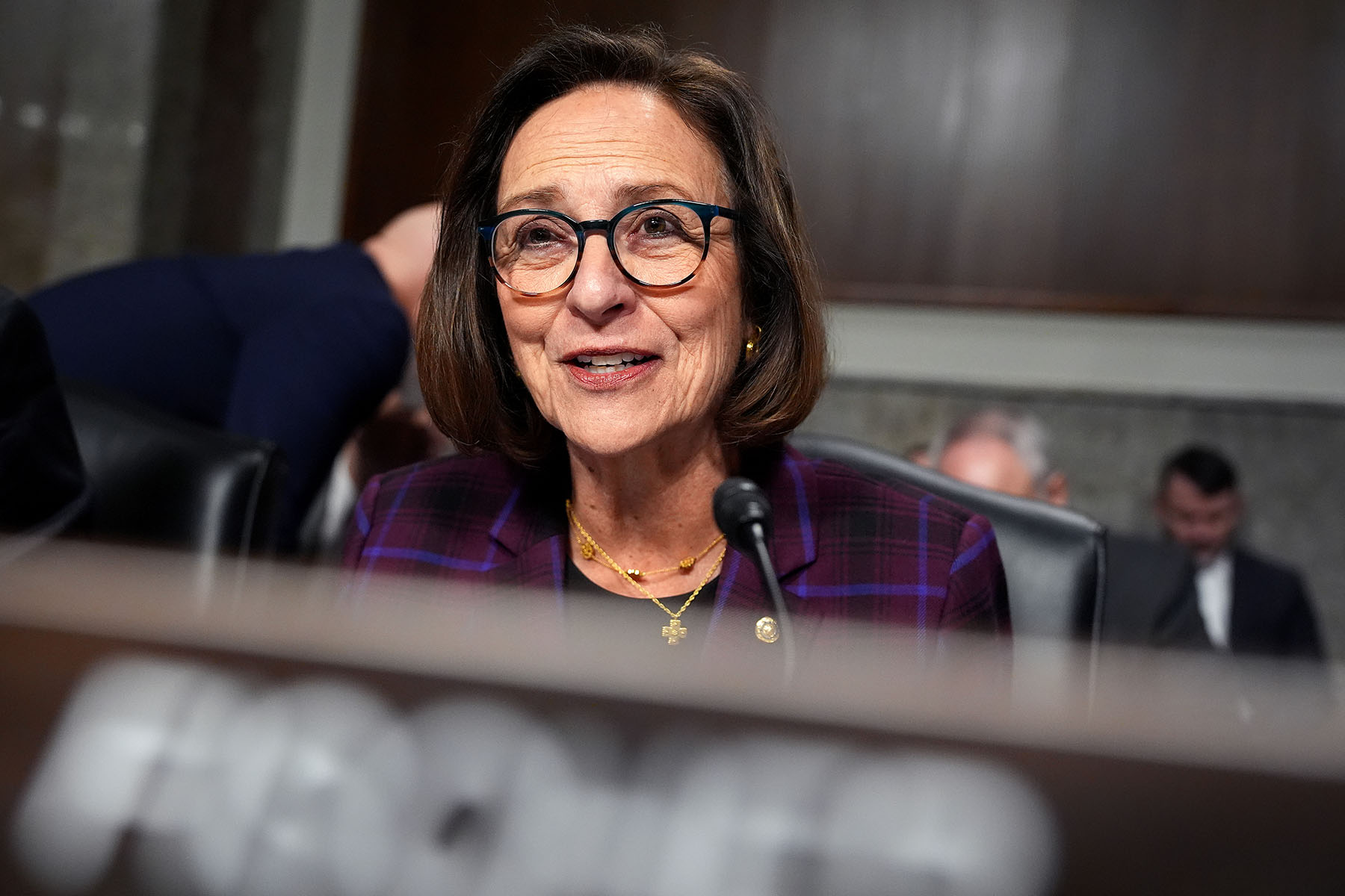 Sen. Deb Fischer is seen on Capitol Hill on January 14, 2025.