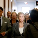 Linda McMahon is seen on Capitol Hill.