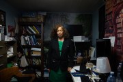 Dr. Helen Jackson poses for a portrait in one of her home offices.