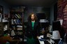 Dr. Helen Jackson poses for a portrait in one of her home offices.