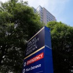 An Emory University Hospital Midtown sign.