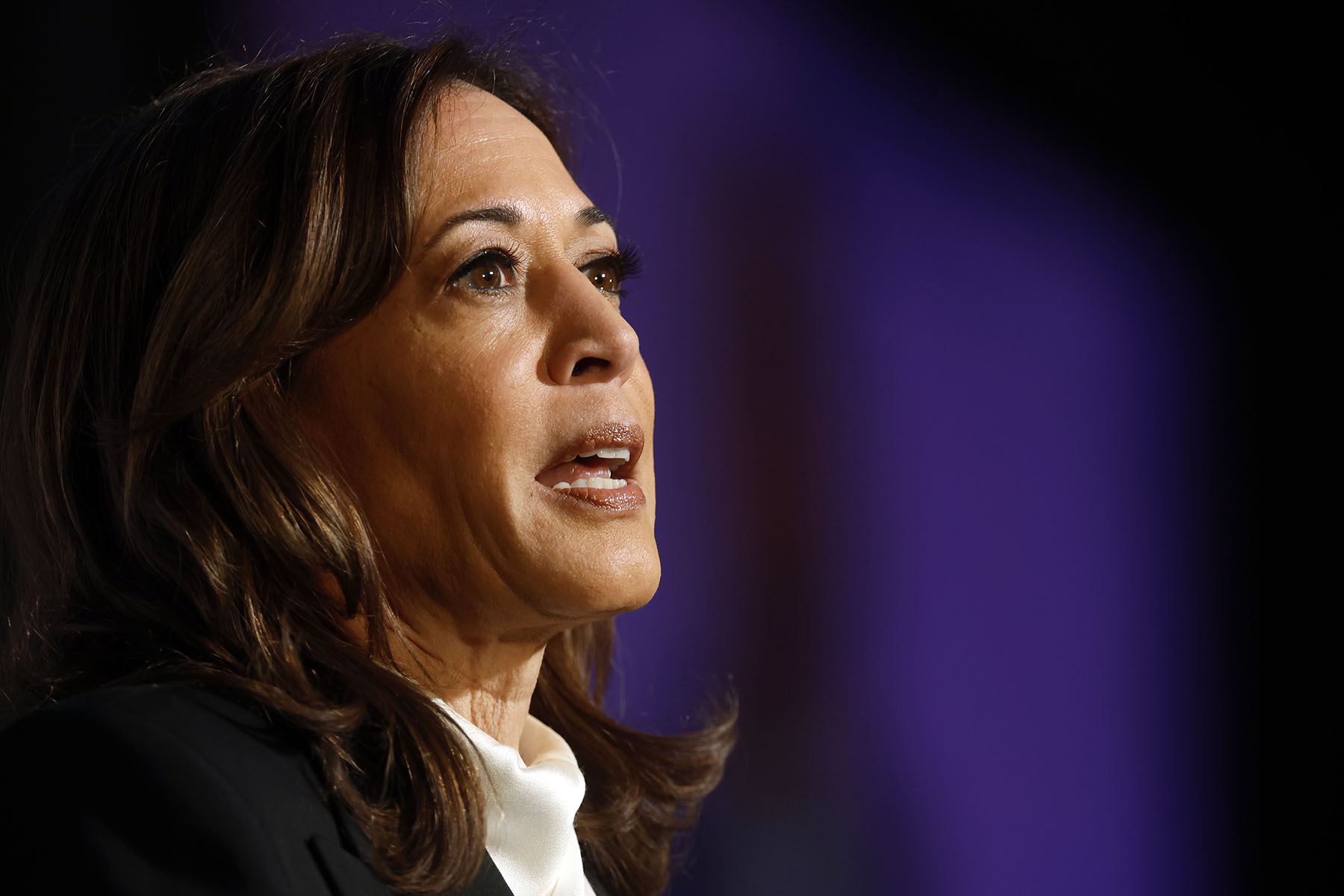 Former Vice President Kamala Harris delivers a keynote address during the Emerge 20th Anniversary Gala.