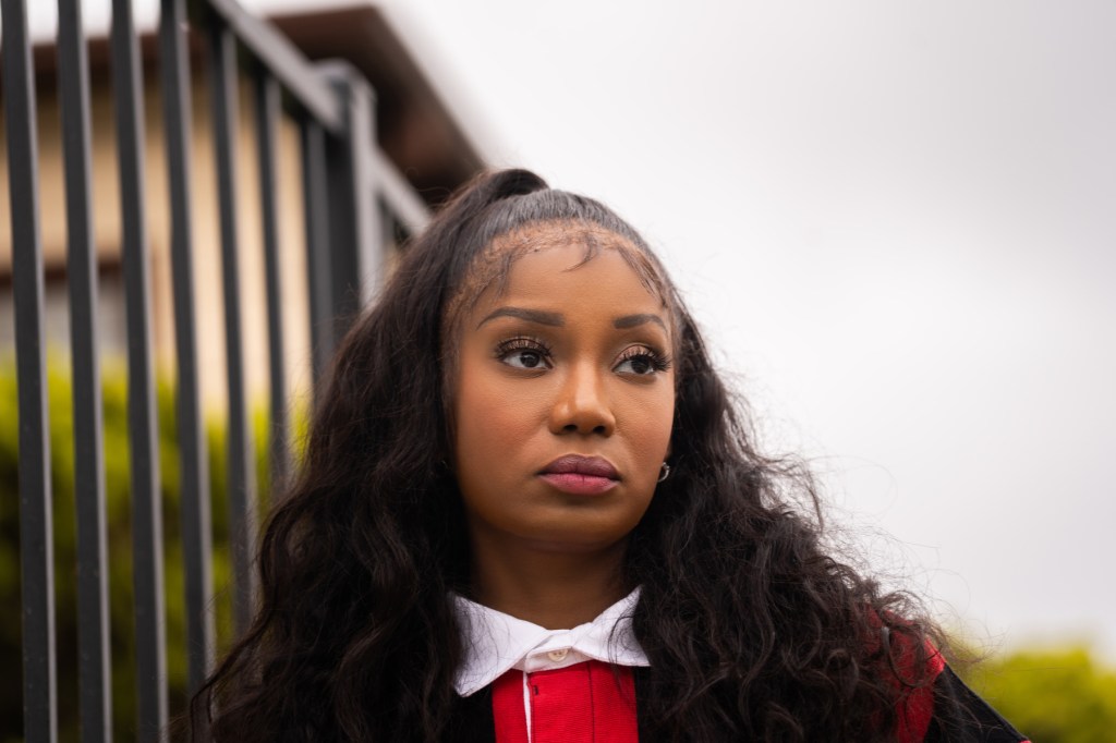 A portrait of Miquelle West