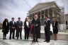 South Carolina Gov. Henry McMaster speaks during a press conference outside the Supreme Court.