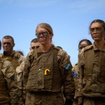Women marines in uniform