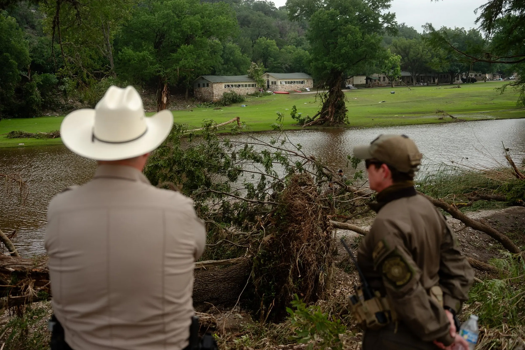 Camp Mystic along the banks of the Guadalupe River.