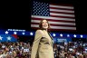 Former Vice President Kamala Harris walks out into a packed rally in Glendale, Arizona.