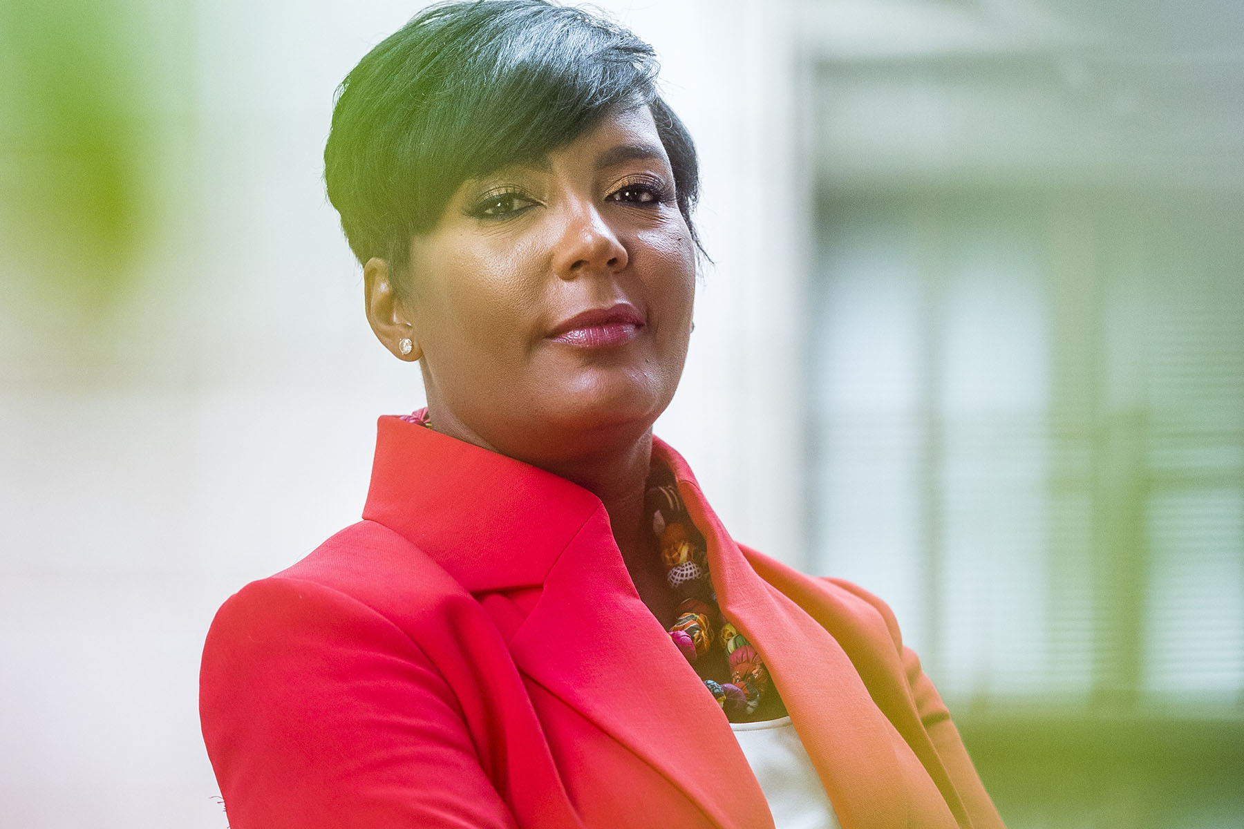 Keisha Lance Bottoms poses for a portrait at Atlanta City Hall.