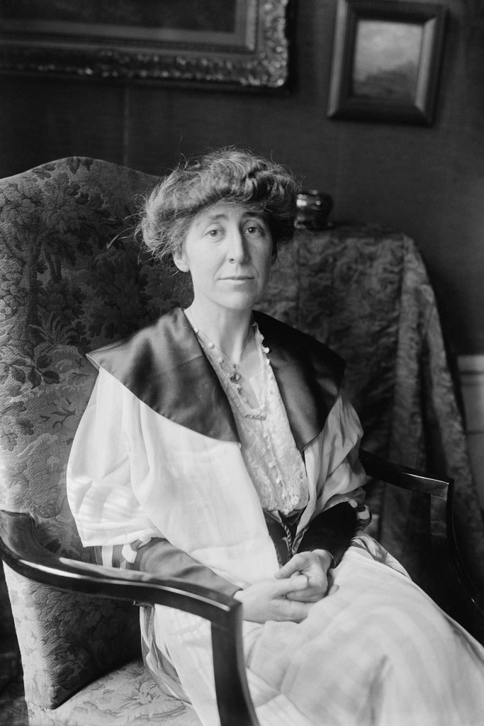 Janet Rankin fue fotografiada en 1917