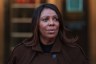 New York Attorney General Letitia James speaks during a press conference