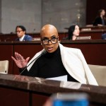 Rep. Ayanna Pressley speaks during a House Oversight Committee hearing on Capitol Hill.