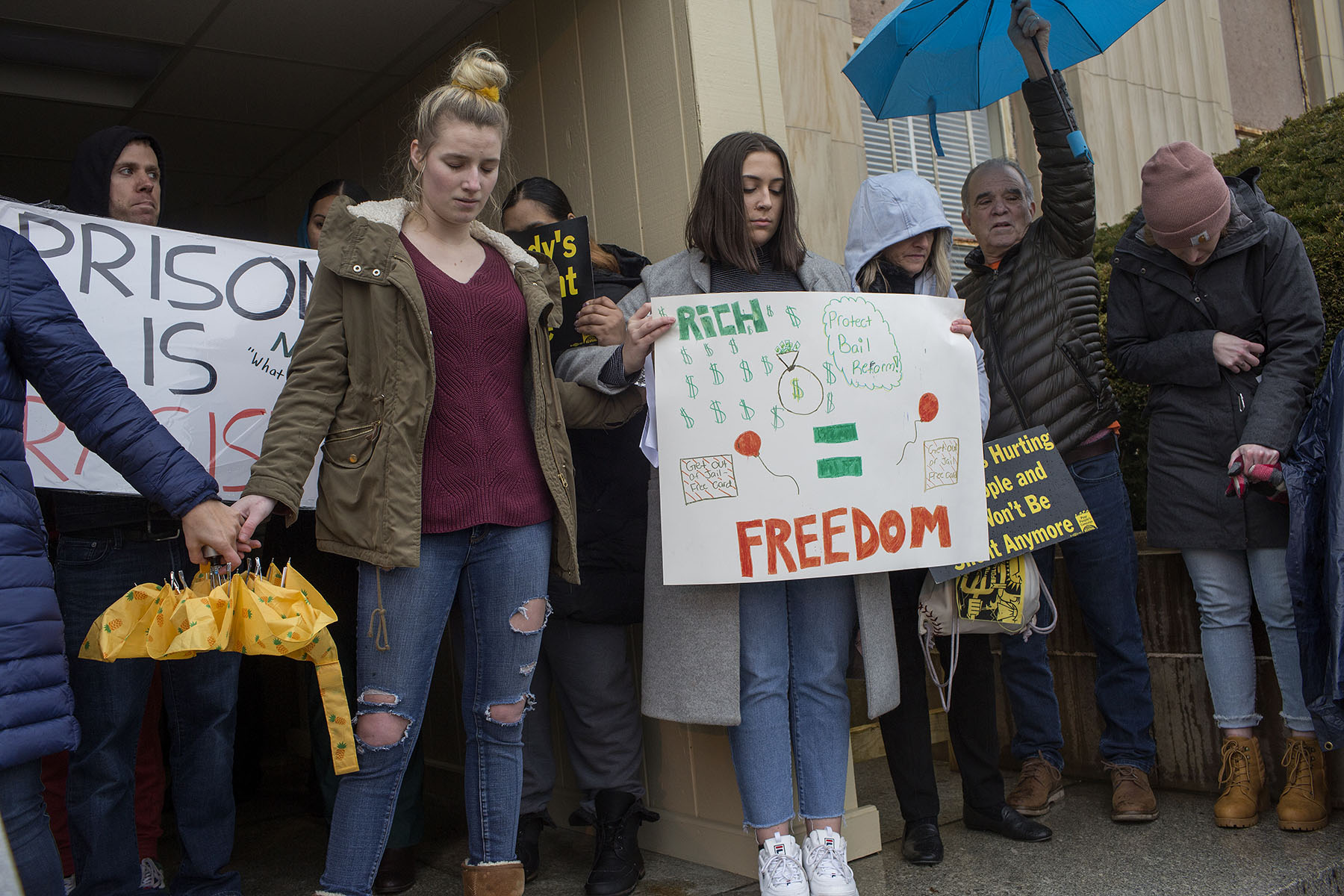Trump says bail reform endangers women. Advocates say it protects them.