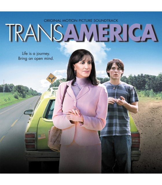 Album cover for TransAmerica soundtrack, featuring a scene from the film