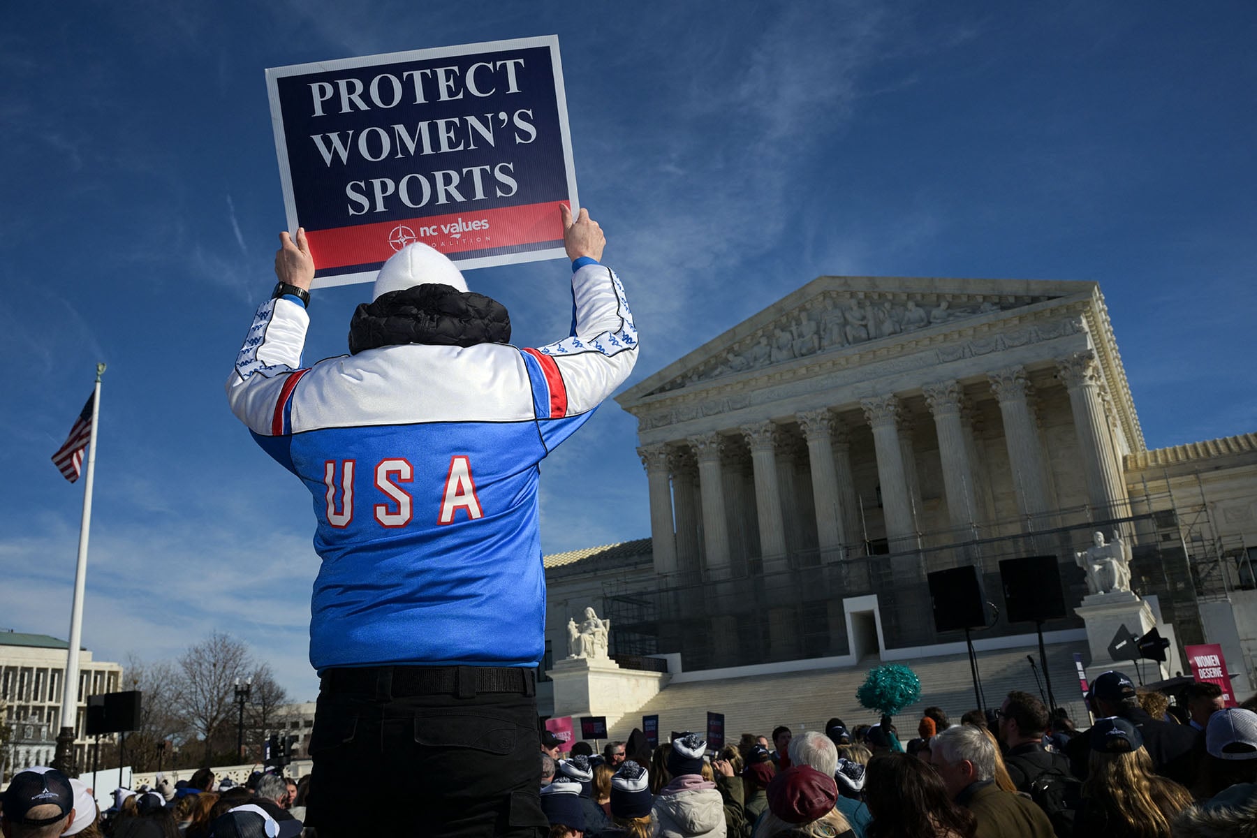 Nearly half of Americans favor candidates who support trans sports bans